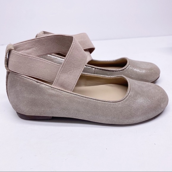 Elephantito Melissa Shimmer Strappy Ballet Flats - Picture 1 of 6